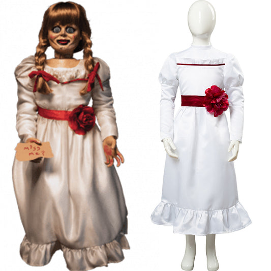 2019 Film Annabelle La Maison du mal Annabelle Cosplay Costume Enfant