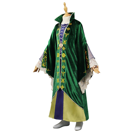 2022 FIlm Enfant Hocus Pocus 2 Winifred Sanderson Robe Cosplay Costume