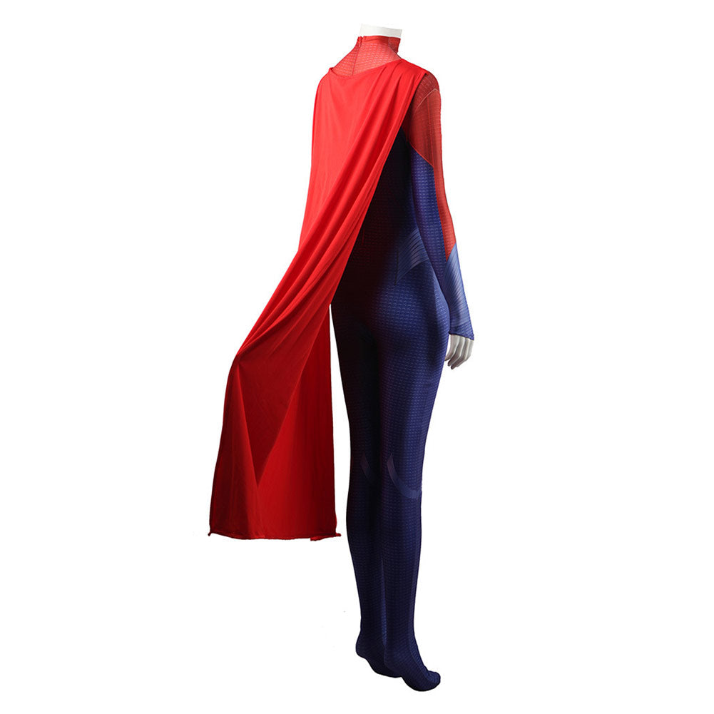 Kara Kara Zor-El Supergirl Combinaison Cosplay Costume Carnival