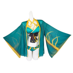 Genshin Impact Hina Maillot De Bain Cape Cosplay Costume
