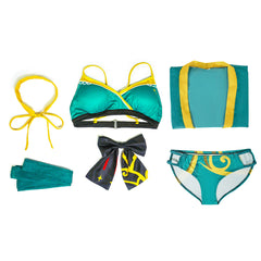 Genshin Impact Hina Maillot De Bain Cape Cosplay Costume