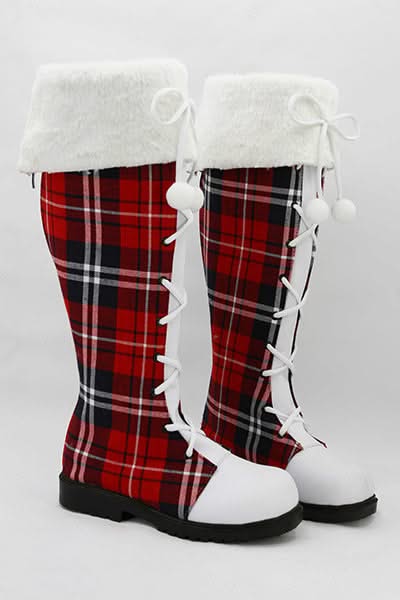 LoveLive! Botte Cosplay Chaussures Noël Version