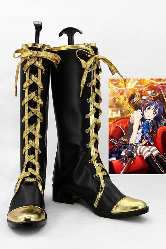 LoveLive! Umi Sonoda Servante Botte Cosplay Chaussures