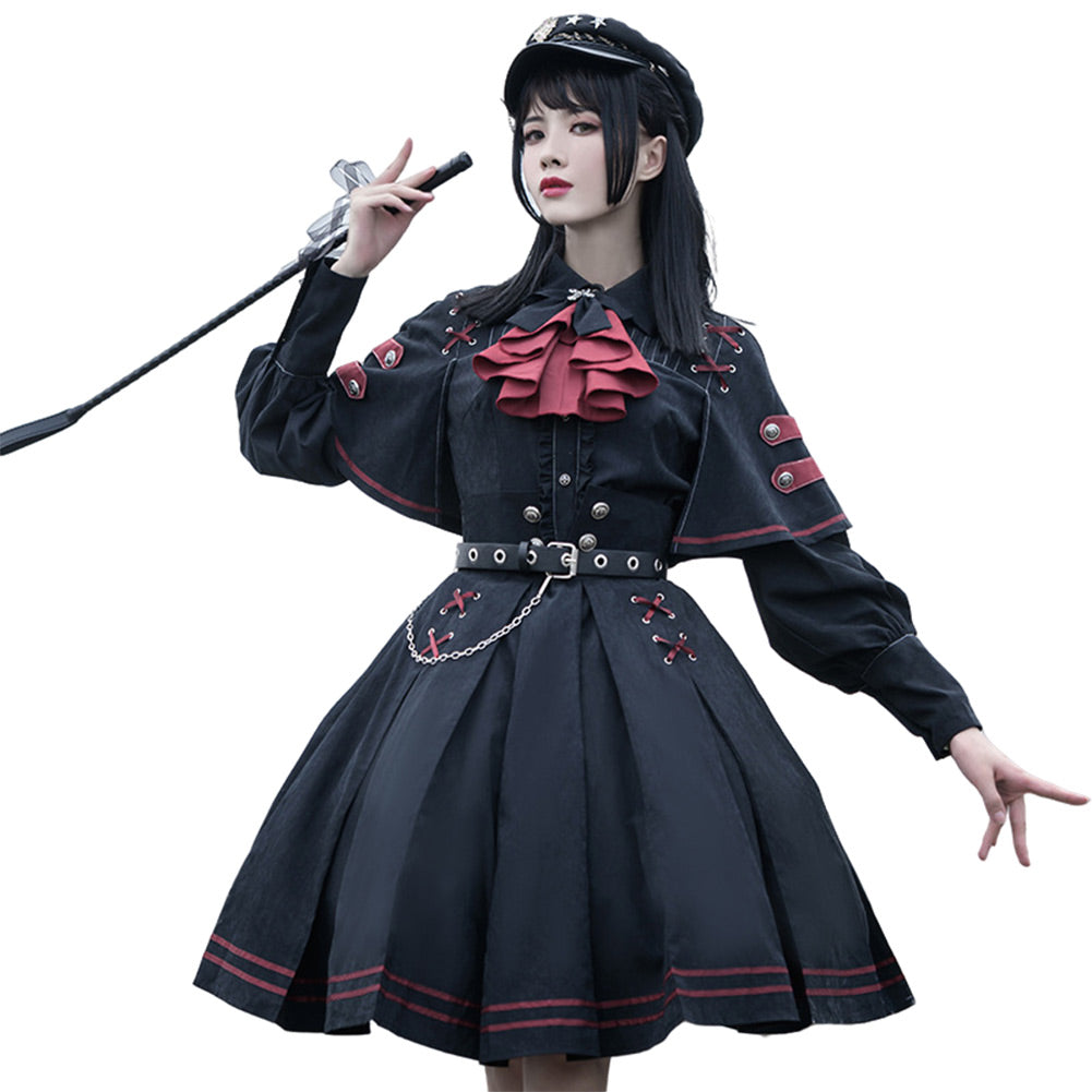 JK Army Directeur Général Uniform Lolita Cosplay Costume