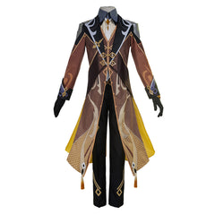 Genshin Impact Zhongli Tenue Uniform Cosplay Costume Halloween