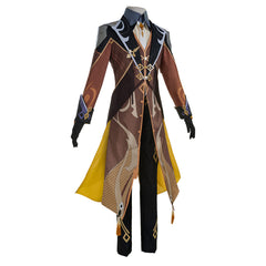Genshin Impact Zhongli Tenue Uniform Cosplay Costume Halloween