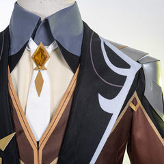 Genshin Impact Zhongli Tenue Uniform Cosplay Costume Halloween