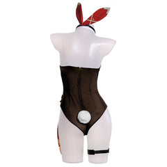 Genshin Impact Amber Bunny Girl Cosplay Costume