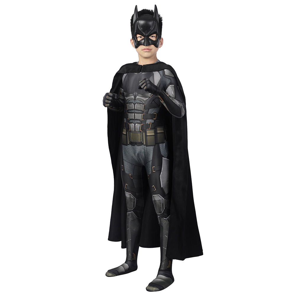 Enfant DC Justice League Batman Bruce Wayne Combinaison Cosplay Costume Carnival Halloween