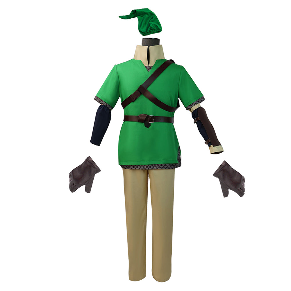 The Legend of Zelda: Skyward Sword Link Uniform Cosplay Costume