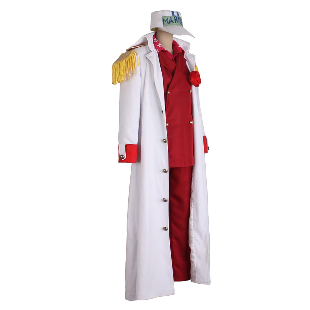 Anime One Piece Sakazuki Cosplay Costume