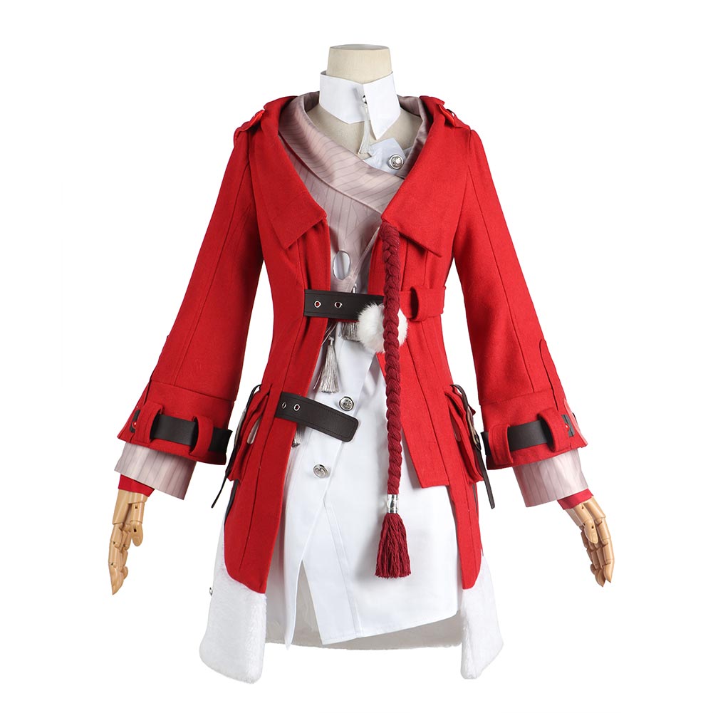 Honkai: Star Rail Clara Uniform Rouge Cosplay Costume Halloween Carnaval