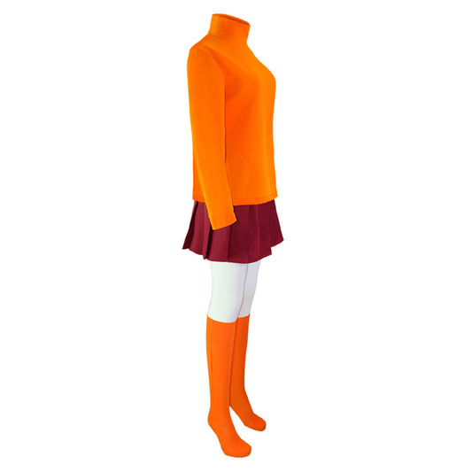 Velma Dinkley Cosplay Costume Uniform Outfits Halloween Carnival Costumes