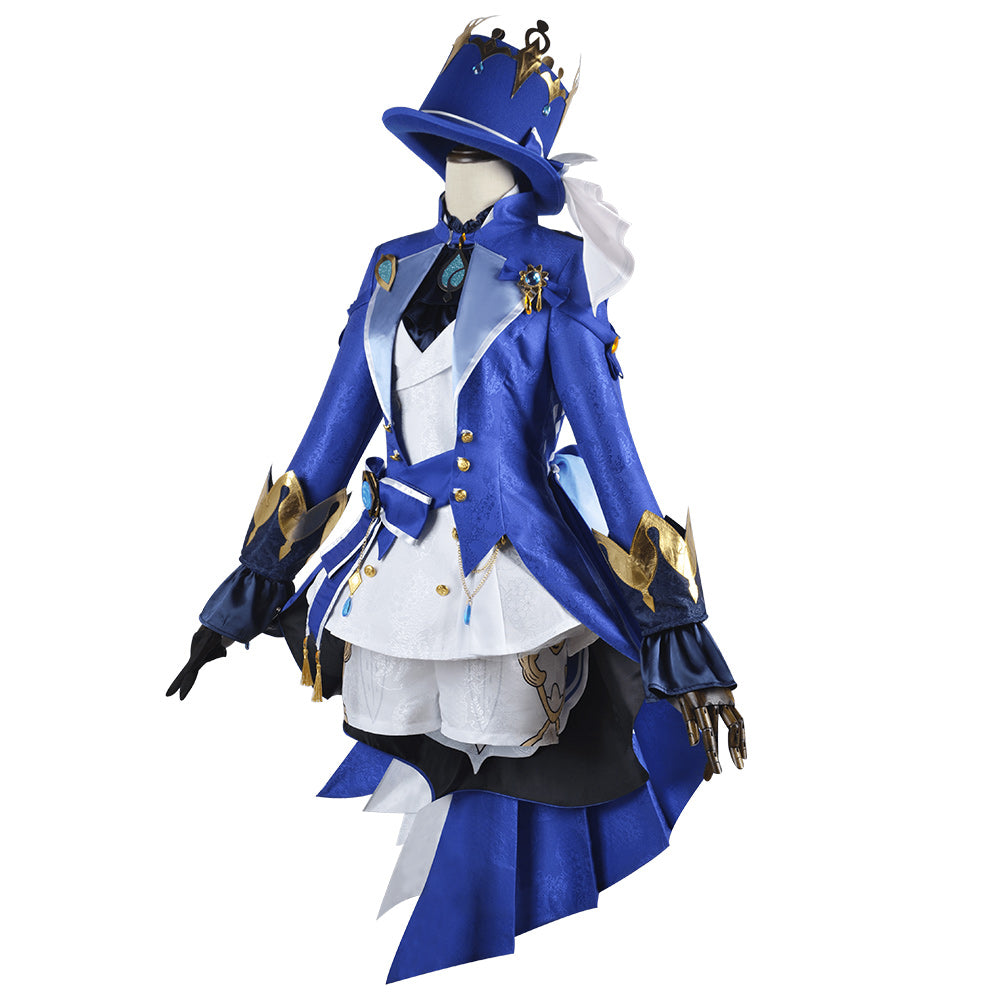 Adulte Genshin Impact Focalors Jeu Cosplay Costume Carnaval