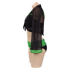 Le Batman Riddler Maillot De Bain Cape Cosplay Costume Design Original -Cossky