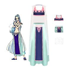 Anime One Piece Nefertari ViVi Cosplay Costume