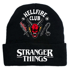 Stranger Things 4 Hellfire Club Bonnet Tricoté Cosplay Costume