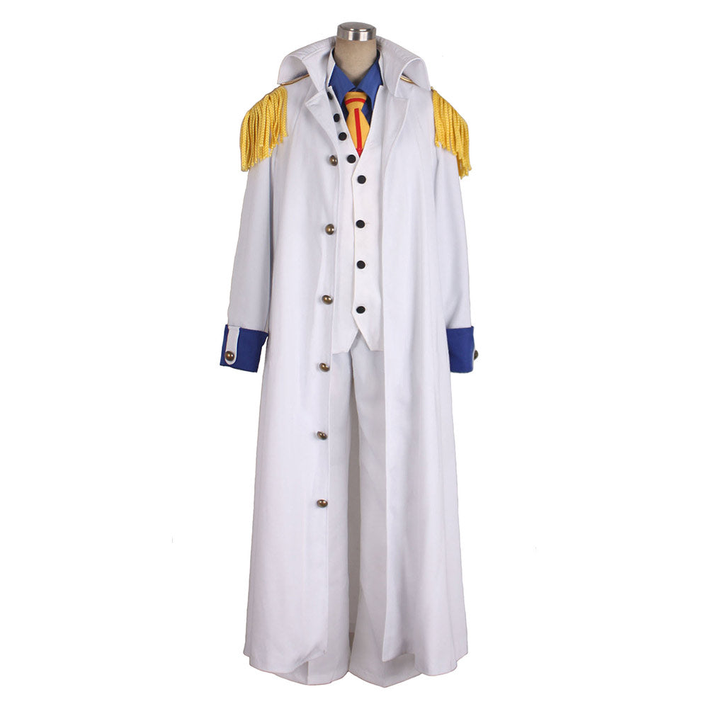 Anime One Piece Kuzan/Aokiji Cosplay Costume