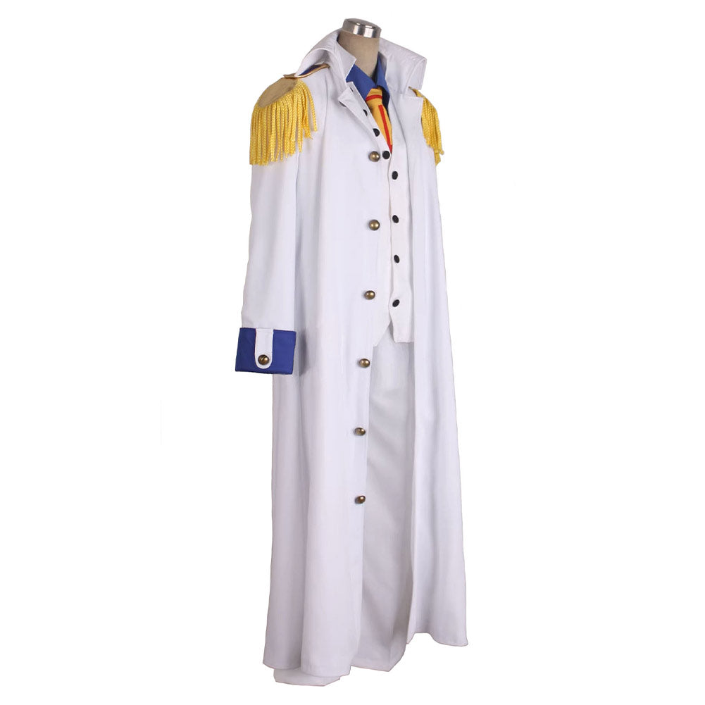 Anime One Piece Kuzan/Aokiji Cosplay Costume