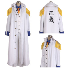 Anime One Piece Kuzan/Aokiji Cosplay Costume