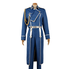 Anime Fullmetal Alchemist Roy Mustang Uniform Cosplay Costume