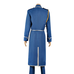 Anime Fullmetal Alchemist Roy Mustang Uniform Cosplay Costume