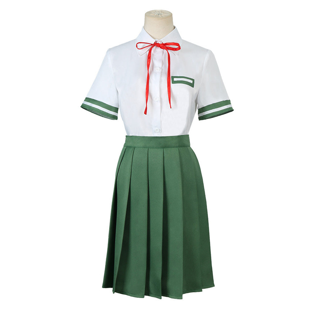 Film Suzume 2022 Suzume Iwato Top Skirt Cosplay Costume Carnaval