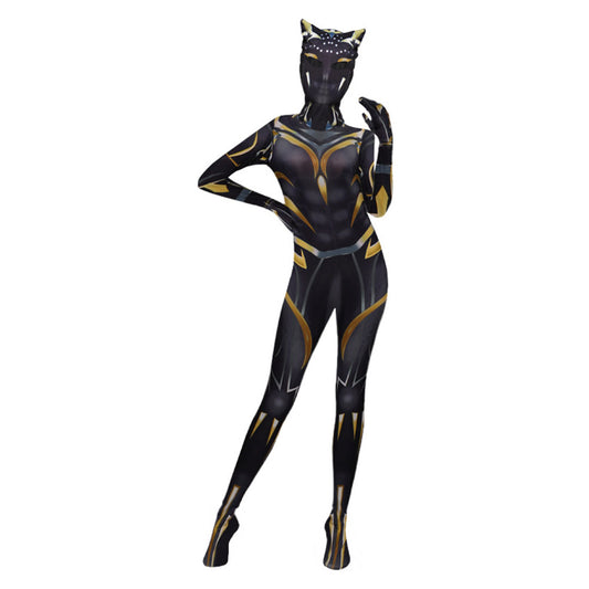 2022 Film Adulte Femme Black Panther: Wakanda Forever Shuri Combinaison Cosplay Costume