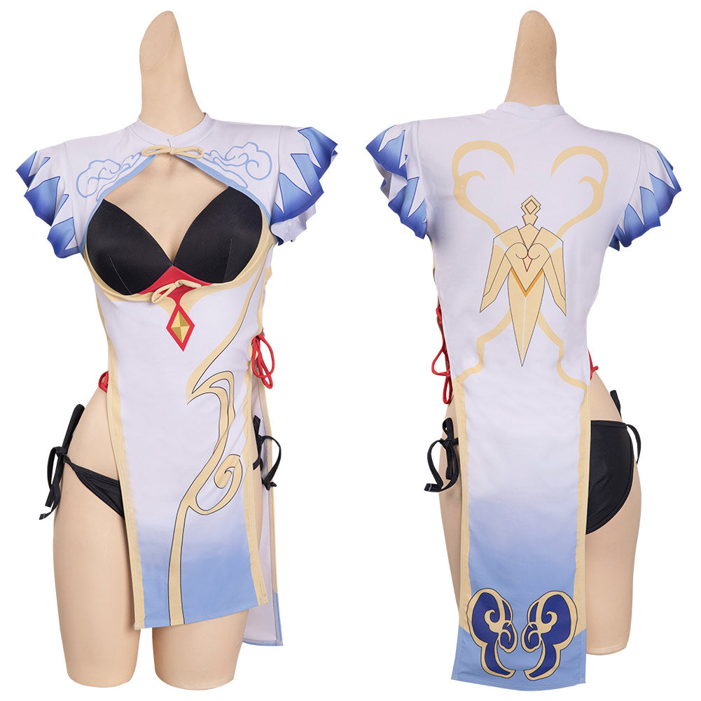 Genshin Impact-Ganyu Maillot de Bain Cosplay Costume Design Original
