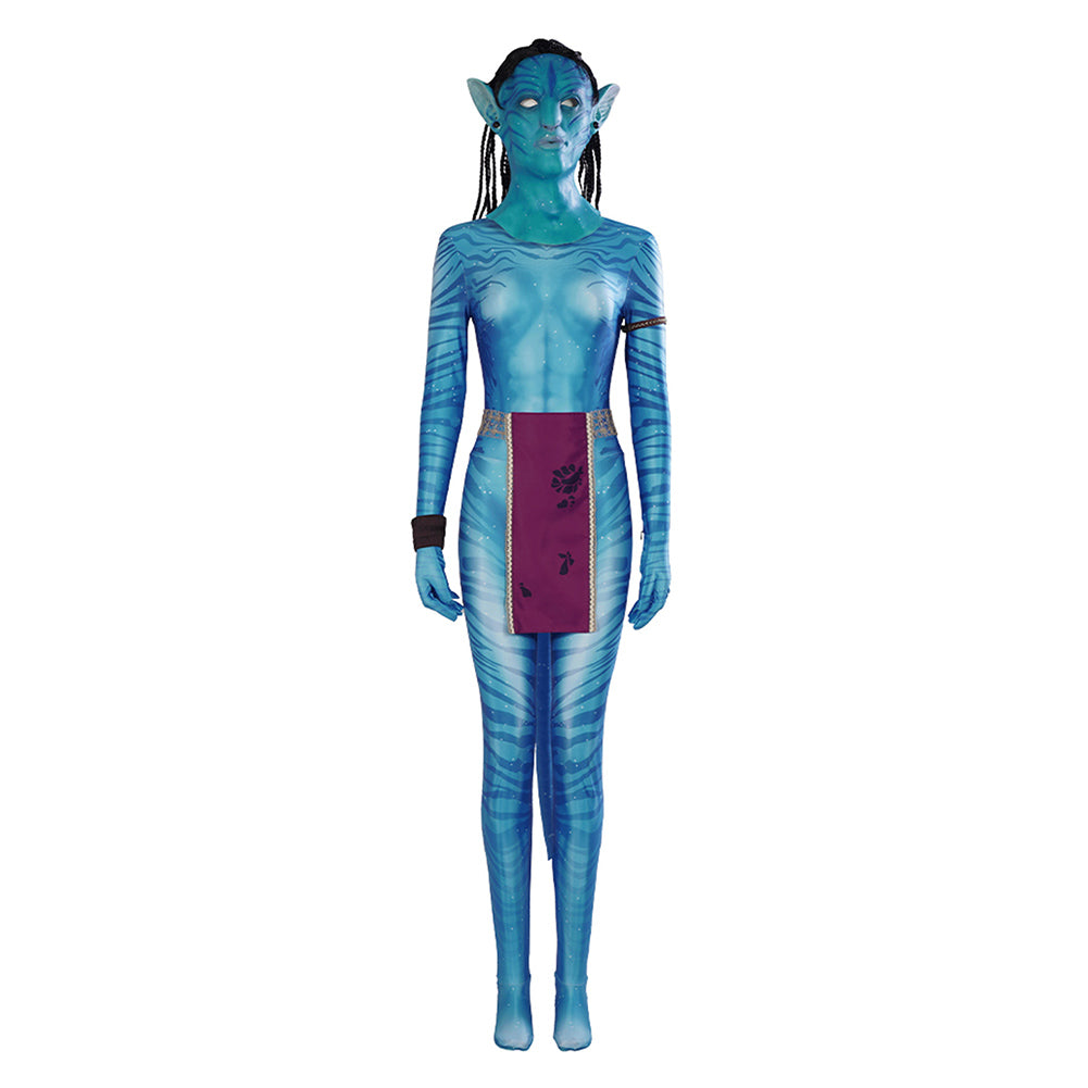 Film Avatar:The Way of Water Neytiri Combinaison Cosplay Costume Carnaval