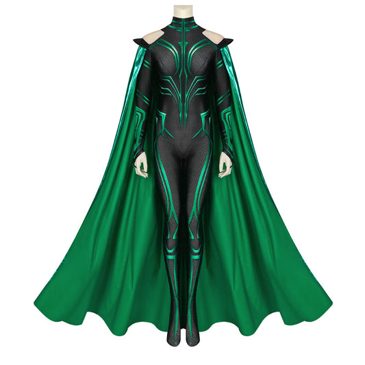 Thor: Ragnarok Hela Combinaison Cosplay Costume Halloween Carnival