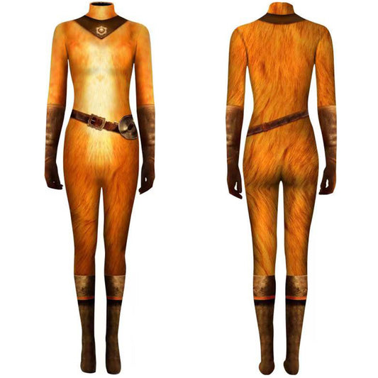 Enfant & Adulte Puss in Boots Combinaison+Cape Cosplay Costume