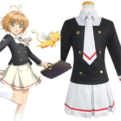 Adulte CCS Kinomoto Sakura Uniforme Sailor Cosplay Costume