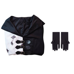 Cruella Noir Blanc Robe Cosplay Costume