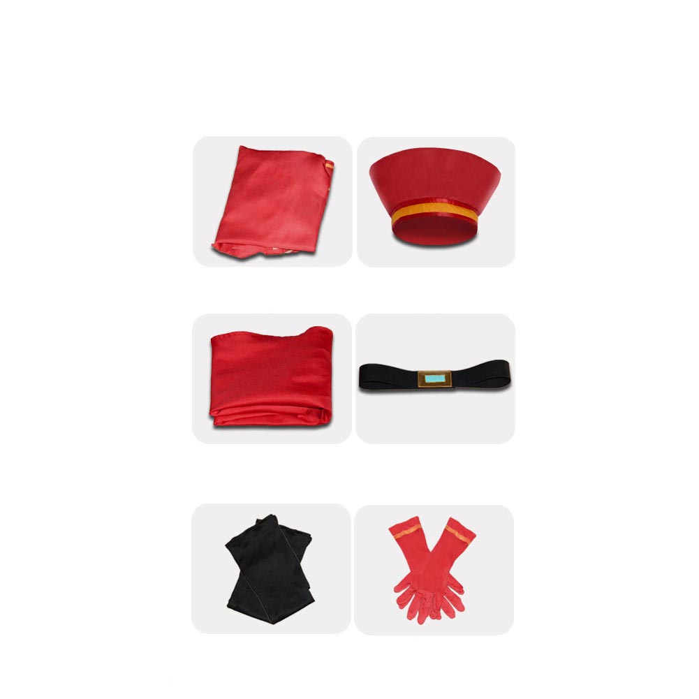 Koningsgewaad Lord Farquaad Cosplay Kostuum Volledige Set met Hoed Rode Koningsgewaad Lord Farquaad Cosplay Kostuum Volledige Set met Hoed Rode