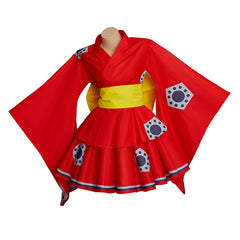 Anime One Piece Luffy Lolita Robe Adulte Cosplay Costume Carnaval