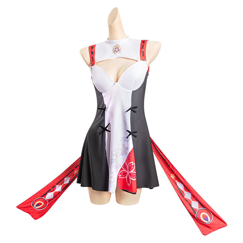 Genshin Impact Yae Miko Maillot de Bain Cosplay Costume Design Original