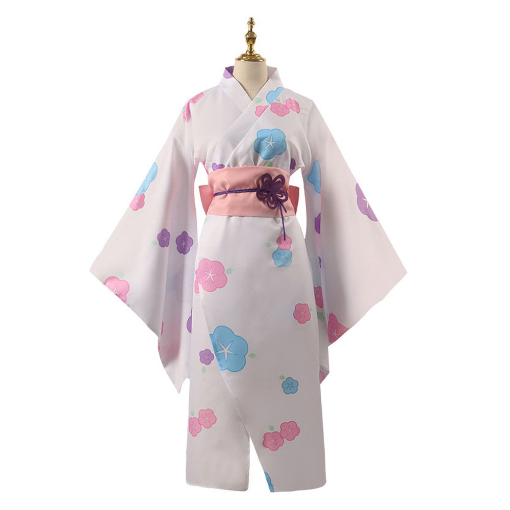 Anime Re:Zero Rem Femme Kimono Cosplay Costume Carnaval