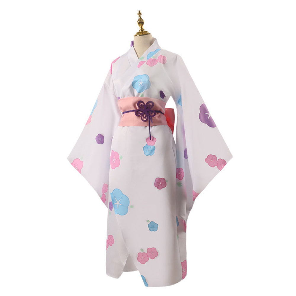 Anime Re:Zero Rem Femme Kimono Cosplay Costume Carnaval