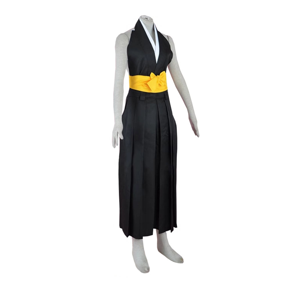 Bleach Soi Fon Femme Noir Cosplay Costume