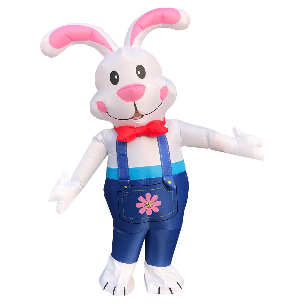 Costume de lapin de Pâques pour adultes. sarcelle