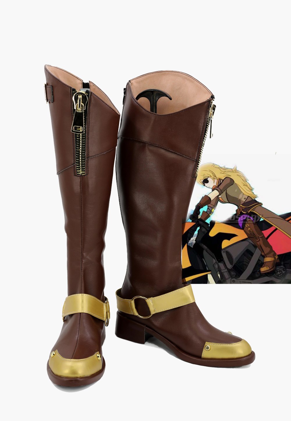 RWBY volume 4 Yang Xiao Longs Bottes Cosplay Chaussures