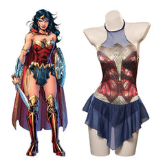 Wonder Woman Diana Maillot De Bain Cosplay Costume