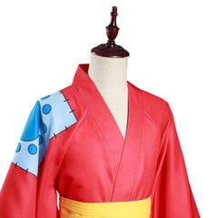 One Piece Wano Country  Monkey D. Luffy Kimono Cosplay Costume