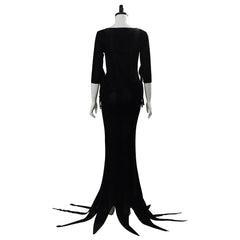 2019 La Famille Addams Morticia Addams Halloween Cosplay Costume