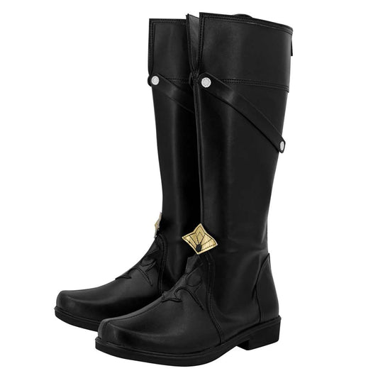 Adulte Honkai:Star Rail Luocha Chaussure Noir Jeu Accessoire