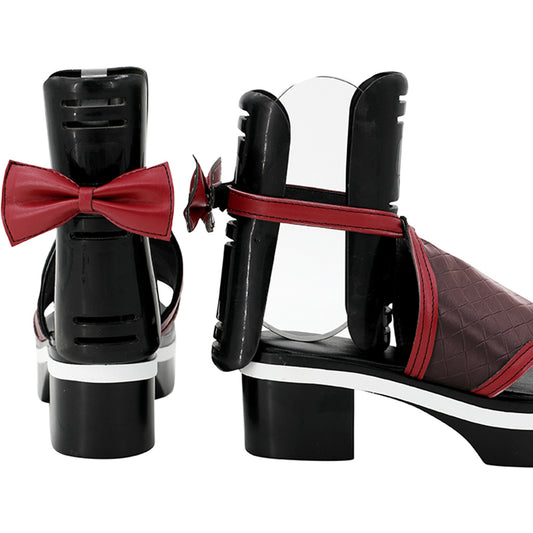 Genshin Impact Kuki Shinobu Cosplay Chaussures
