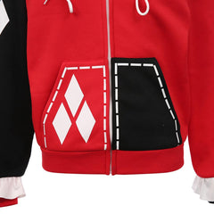 Adulte Harley Quinn Veste à Capuche Sweat-shirt