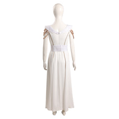 House of the Dragon Rhaenyra Targaryen Robe Blanche Vintage Cosplay Costume Médiéval