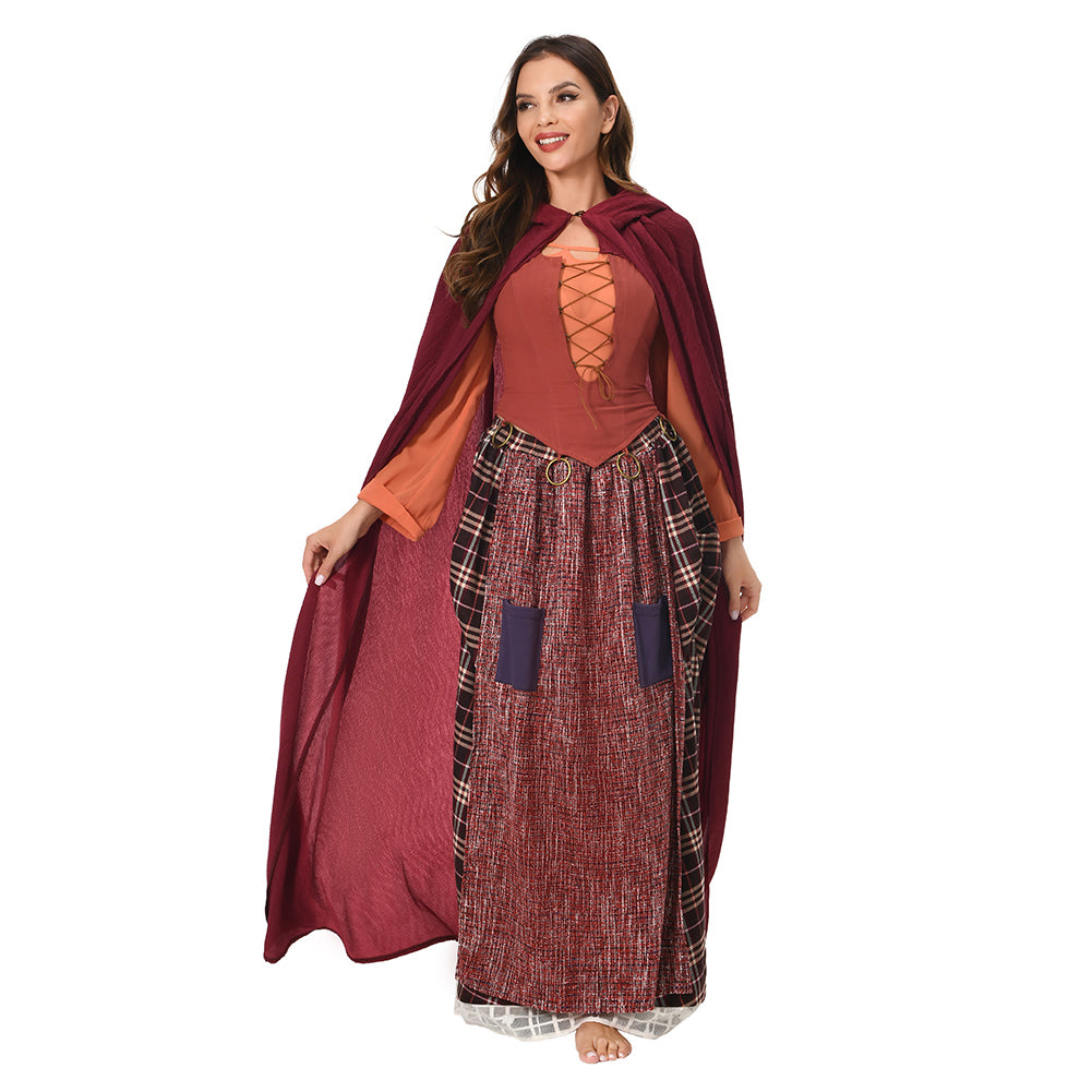 Hocus Pocus 2 Mary Sanderson Manteau Cosplay Costume